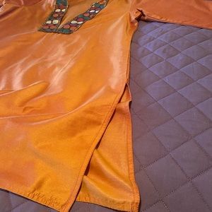 Satin Orange Tunic